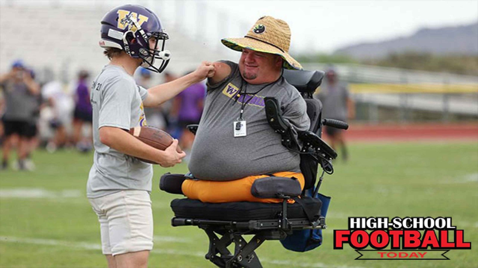 Ray High School Football Welcome Head Coach born without limbs